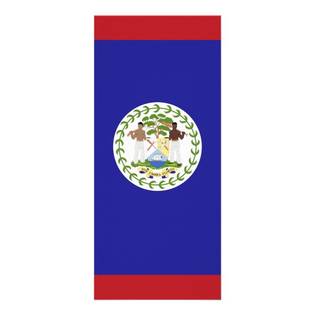 Belize-Flagge Werbekarte (Vorne)