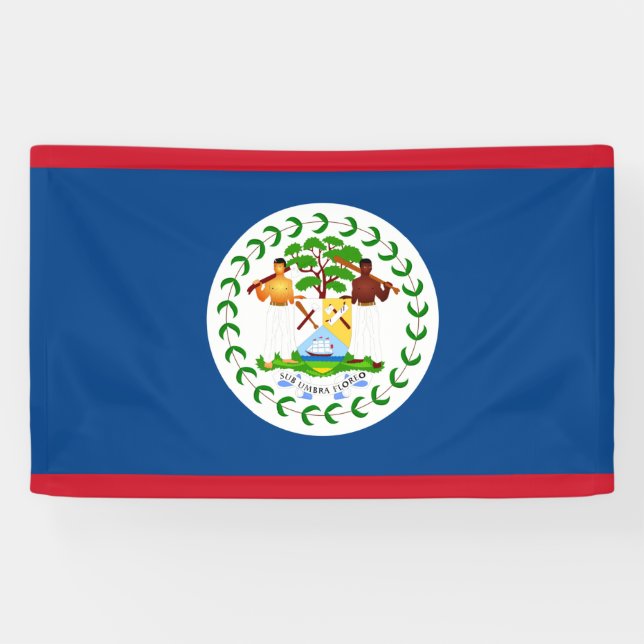 Belize-Flaggenbanner Banner (Horizontal)