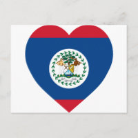 Belize Flaggenherz