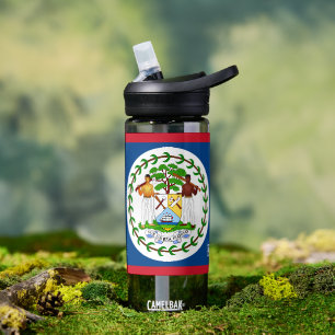 Belize Flasche, patriotische belizische Flagge Trinkflasche