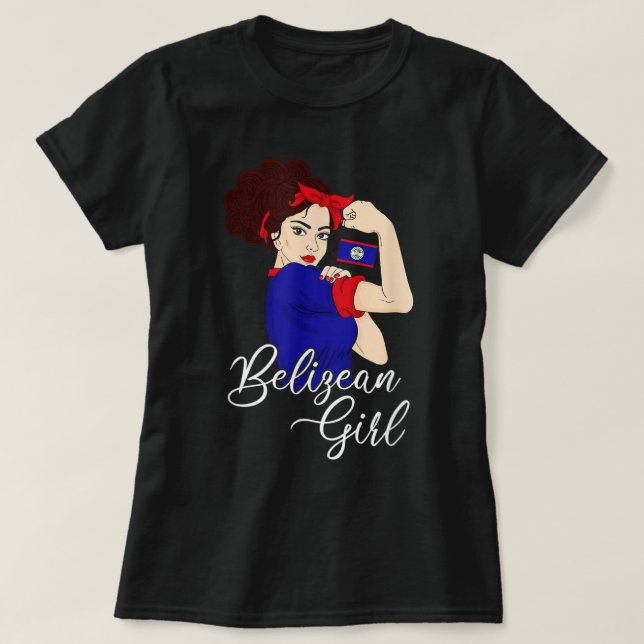 Belize Girl, Belize T-Shirt (Design vorne)