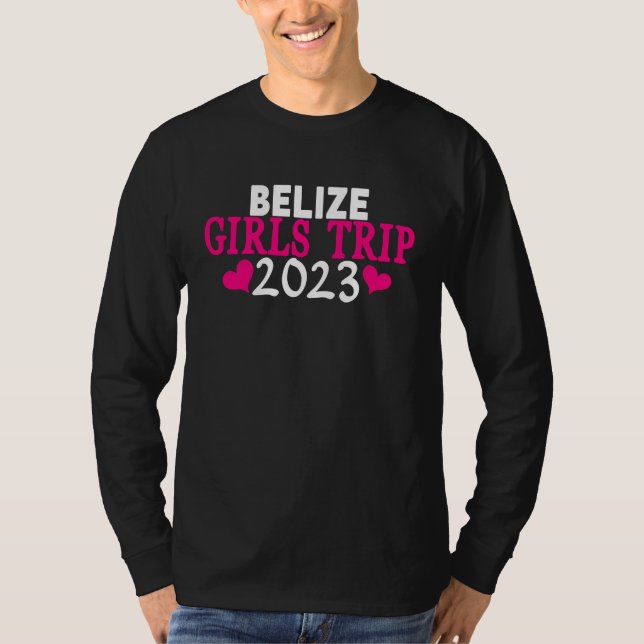 Belize Girls Trip  2023 Women's Bachelorette Party T-Shirt (Vorderseite)