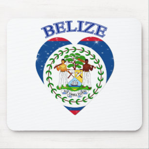 Belize Heart Mousepad