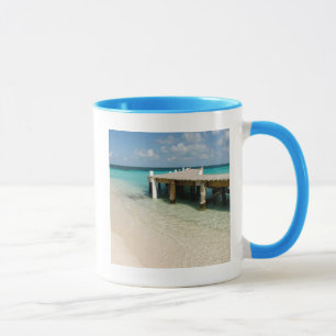 Belize, Karibik, Goff Caye. Eine kleine Insel Tasse