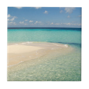 Belize, Karibisches Meer. Goff Caye, eine kleine I Fliese