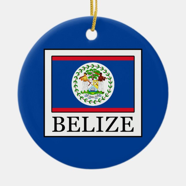 Belize Keramik Ornament (Vorne)