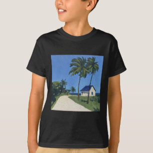 Belize Landscape Postimpressionistischer Malstil T-Shirt