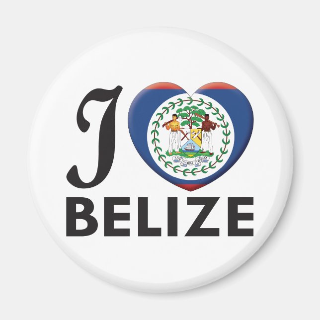 Belize-Liebe Magnet (Vorne)