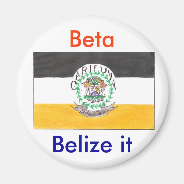 Belize-Magneten Magnet (Vorne)