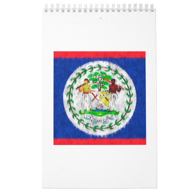 Belize Ölgemälde Zeichnend Kalender (Titelbild)