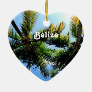 Belize-Palmen Keramikornament
