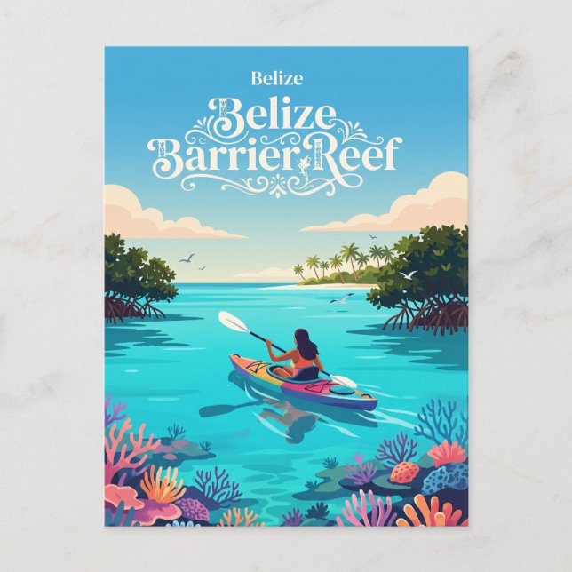 Belize-Riff Postkarte (Vorderseite)