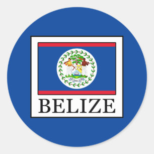 Belize Runder Aufkleber