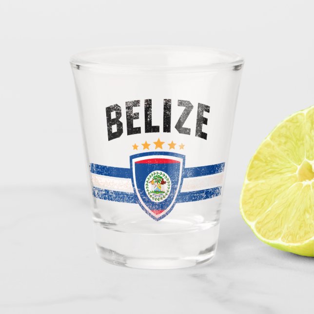 Belize Schnapsglas (Vorderseite)