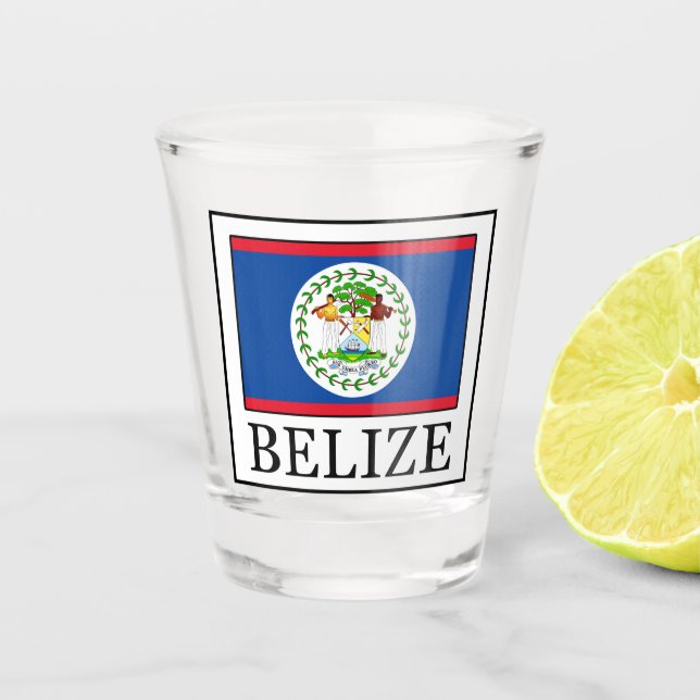 Belize Schnapsglas (Vorderseite)