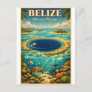 BELIZE – Tauche ein ins Paradies Postkarte