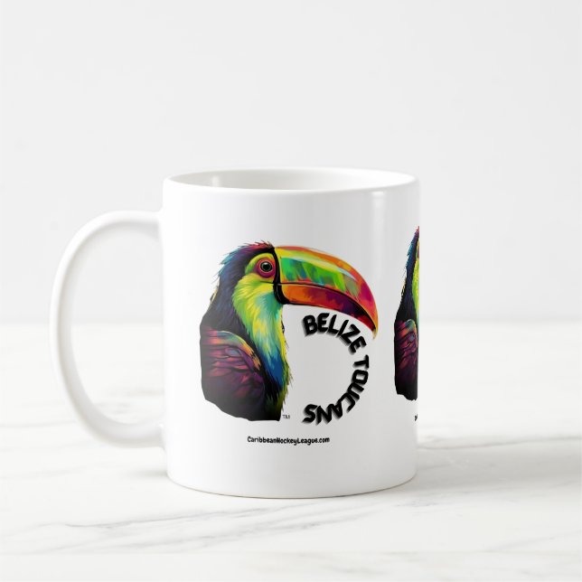 Belize Toucans - CaribbeanHockeyLeague.com Kaffeetasse (Links)