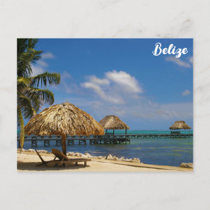 Belize Tropical Beach Ambergris Caye Postkarte