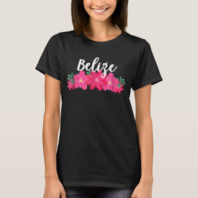 Belize Tropical Vacation T-Shirt (Vorderseite)