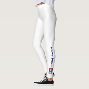 Belize und personalisierte Flagge von Belize Leggings