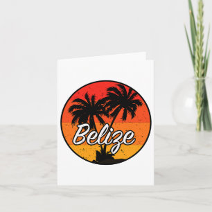 Belize Vacation Travel Souvenir Geschenk Karte