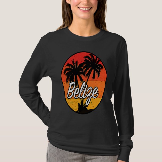 Belize Vacation Travel Souvenir T-Shirt (Vorderseite)