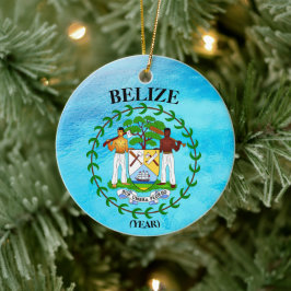 Belize Vacation Weihnachts-Keramik Ornament