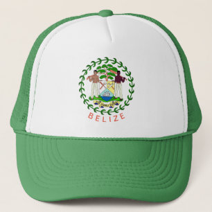 Belize-Wappen Truckerkappe
