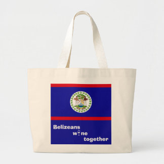 Belizeans Wine Reusable Together Tote Bag Purse Jumbo Stoffbeutel