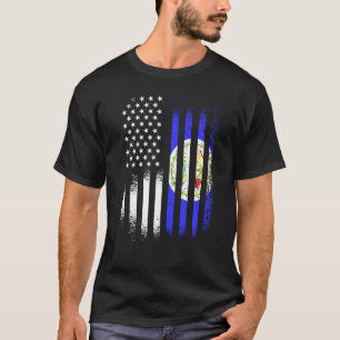 Belizer Amerikanischer Patriot Grown Land USA Flag T-Shirt