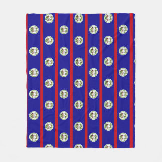 Belizianische Flagge Fleecedecke
