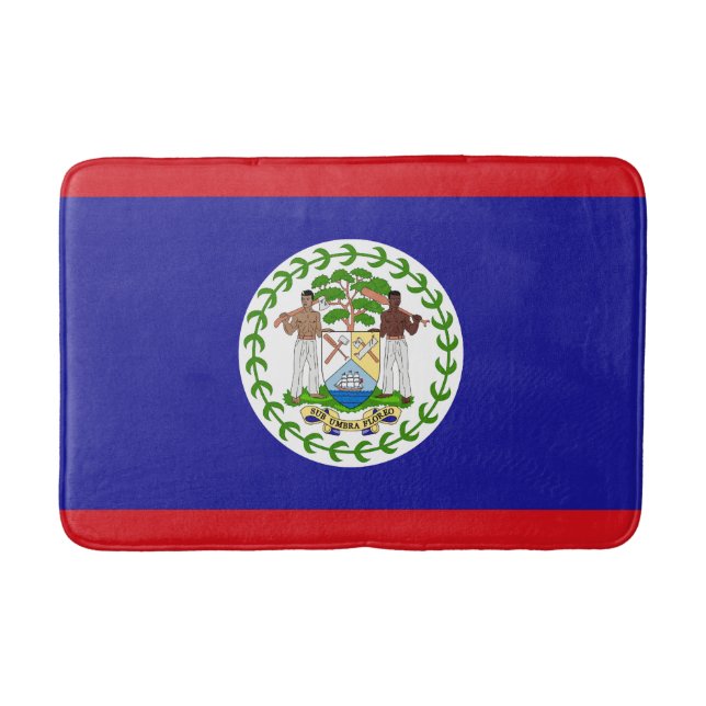 Belizische Flagge Badematte (Vorderseite)
