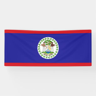 belizische Flagge Banner