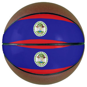 Belizische Flagge Basketball
