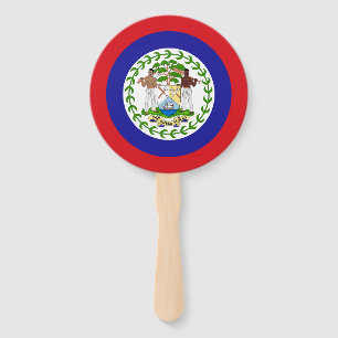 Belizische Flagge Fächer