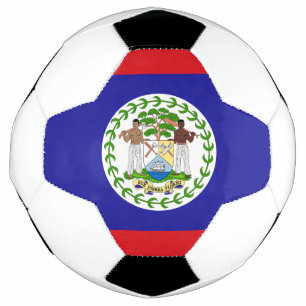 belizische Flagge Fußball
