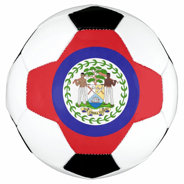 Belizische Flagge Fußball (Vorderseite)