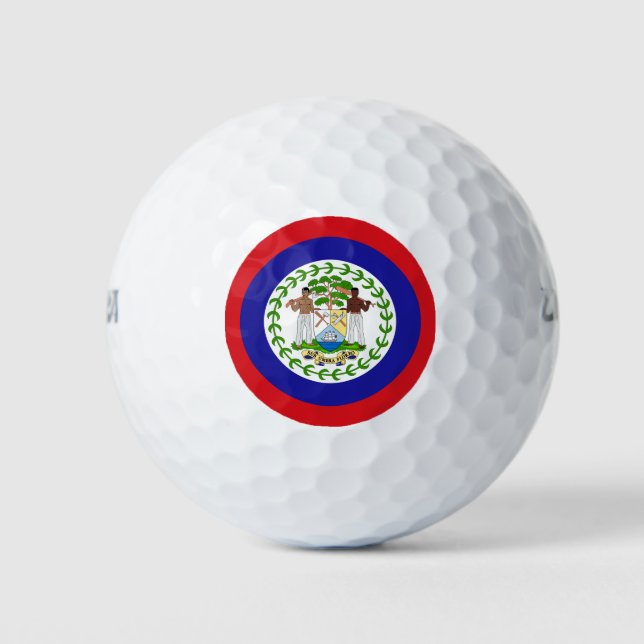 Belizische Flagge Golfball (Vorderseite)