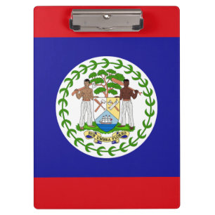 Belizische Flagge Klemmbrett