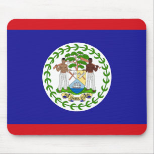 Belizische Flagge Mousepad