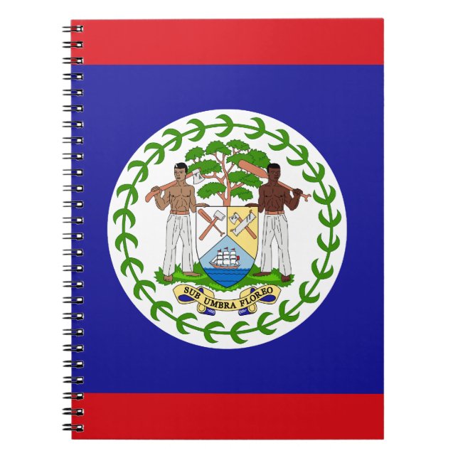Belizische Flagge Notizblock (Vorderseite)