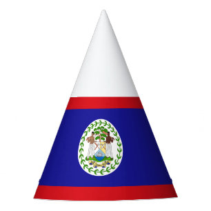 Belizische Flagge Partyhütchen