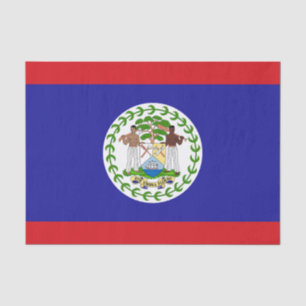 Belizische Flagge Seidenpapier