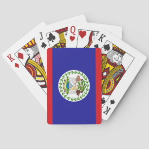 Belizische Flagge Spielkarten