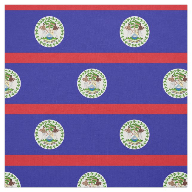Belizische Flagge Stoff (Muster)