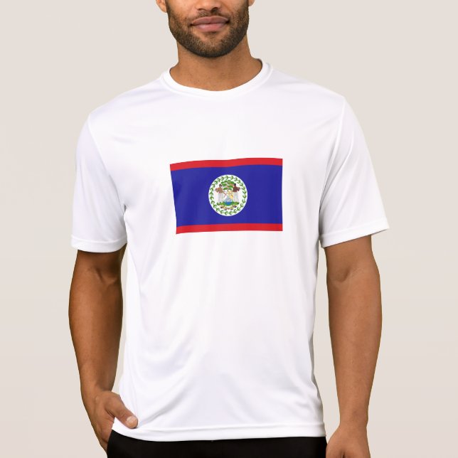 Belizische Flagge T-Shirt (Vorderseite)
