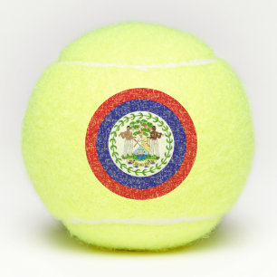 Belizische Flagge Tennisbälle