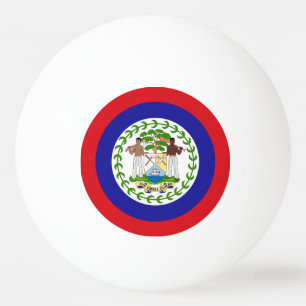 Belizische Flagge Tischtennisball