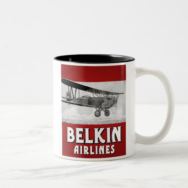 Belkin Fluglinien-Tasse Zweifarbige Tasse (Rechts)