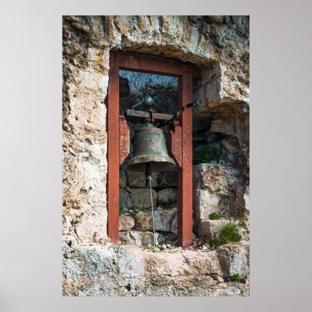 Bell At St. Michael's Fort, Kroatien Poster (Vorne)